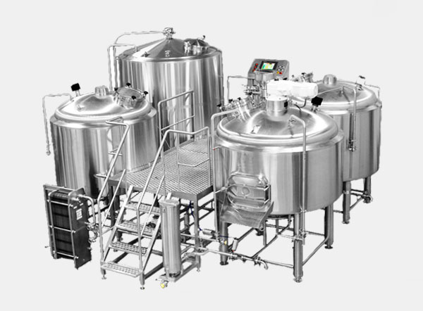 1500L 4 vessel beer brewing equipment